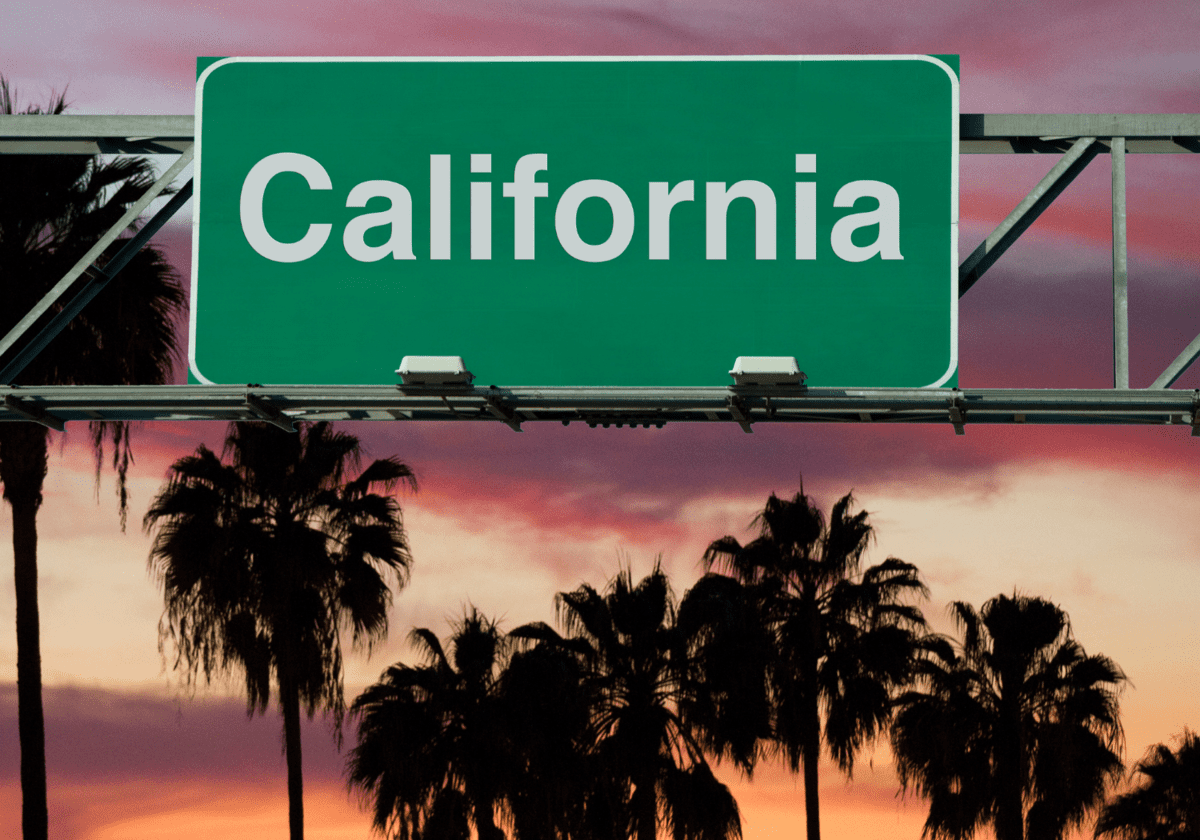 California Highway Sign
